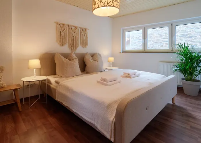 Apartment Grosse Dtv-zertifizierte An Der Mosel Fuer 7 Personen - 3 Schlafzimmer, Parkplatz & Waschmaschine Traben-Trarbach